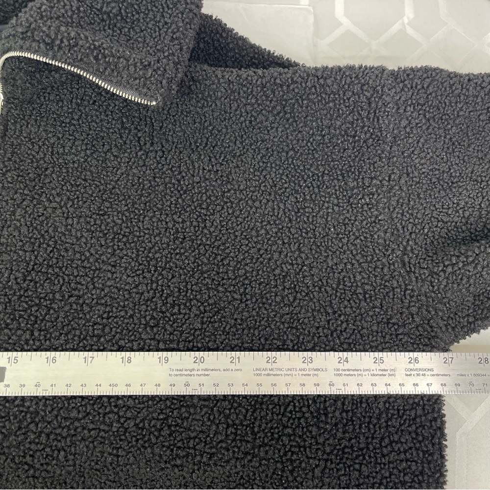 Cuddl Duds Sherpa Fleece Quarter Zip Pullover Sweatshirt 2X - Picture 8 of 12